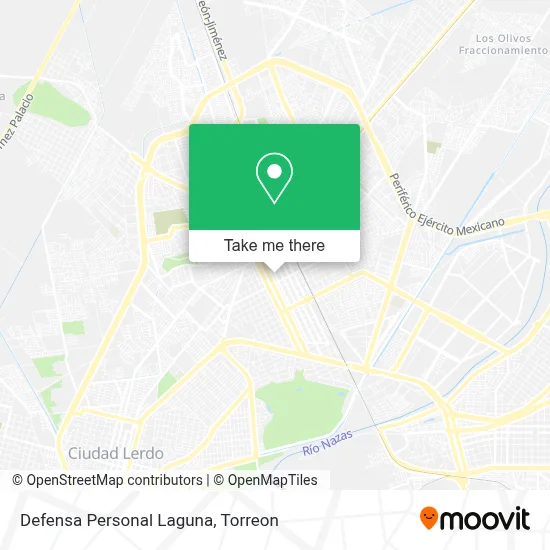 Defensa Personal Laguna map