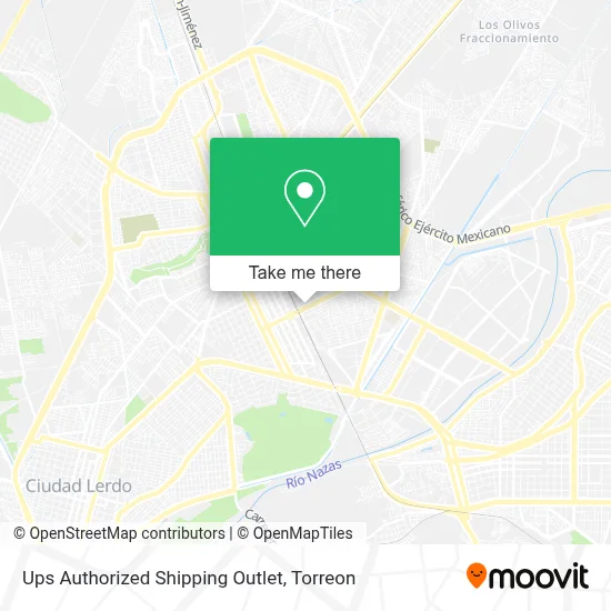 Ups Authorized Shipping Outlet map