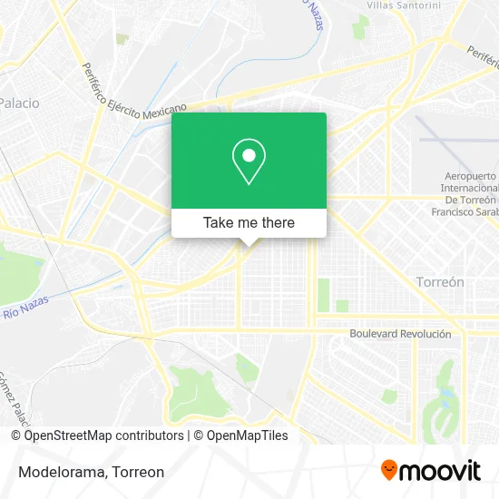 Modelorama map