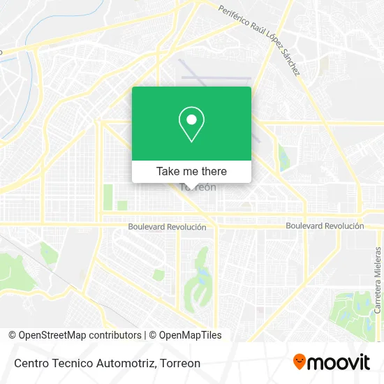 Centro Tecnico Automotriz map