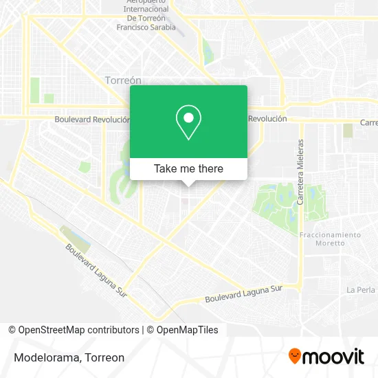 Modelorama map