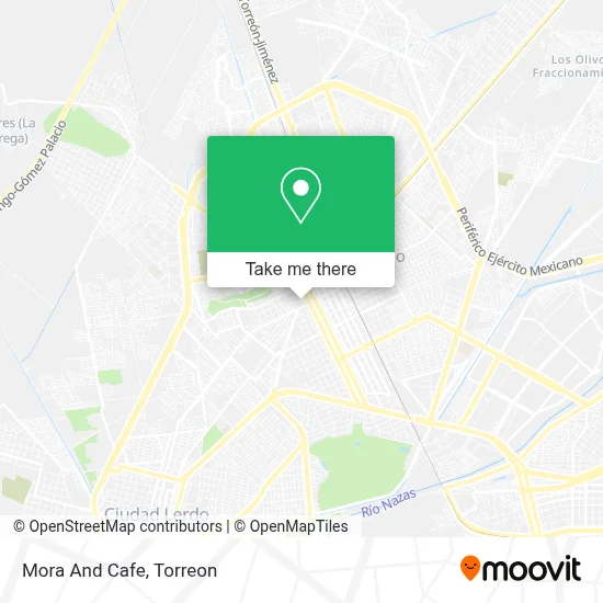 Mora And Cafe map