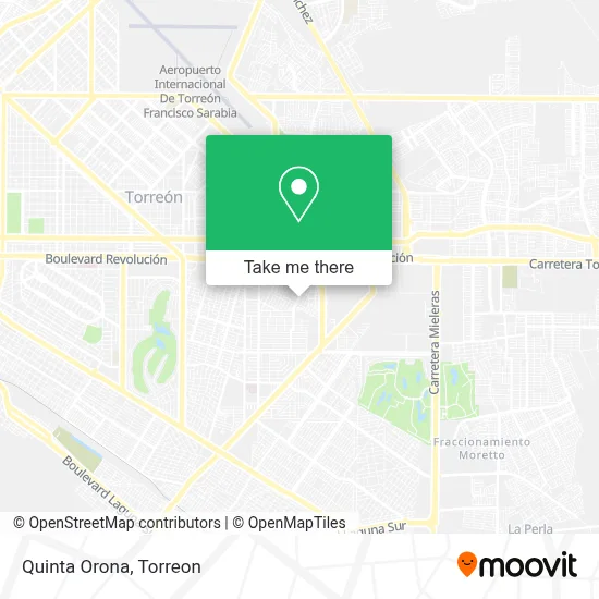 Quinta Orona map