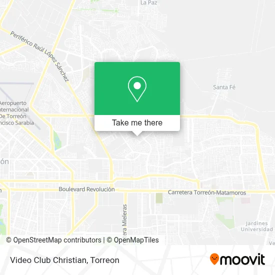 Video Club Christian map
