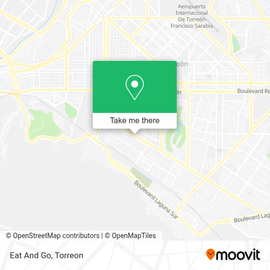 Eat And Go map