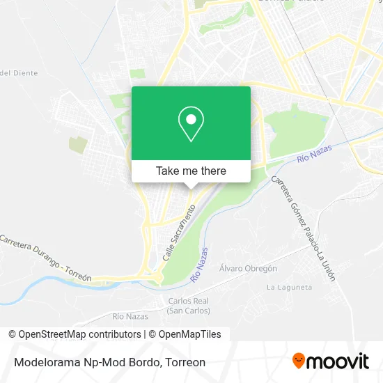 Modelorama Np-Mod Bordo map