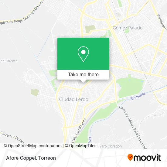 Afore Coppel map