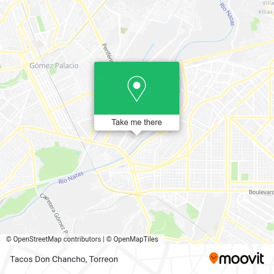 Tacos Don Chancho map