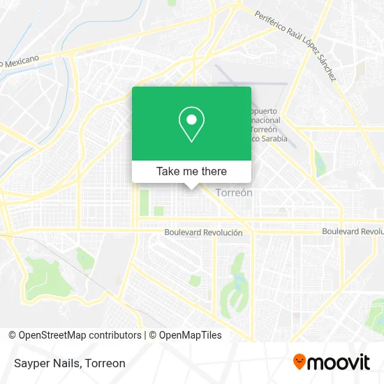 Sayper Nails map