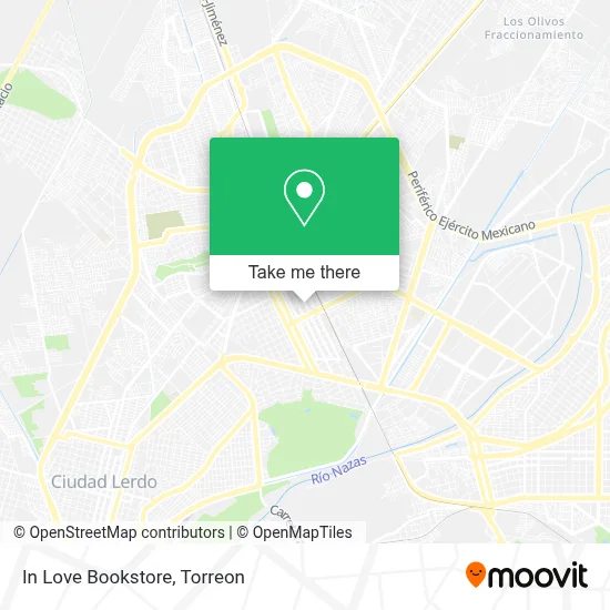 In Love Bookstore map