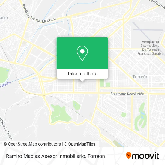 Ramiro Macias Asesor Inmobiliario map