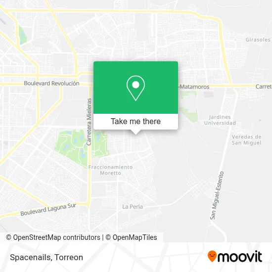 Spacenails map