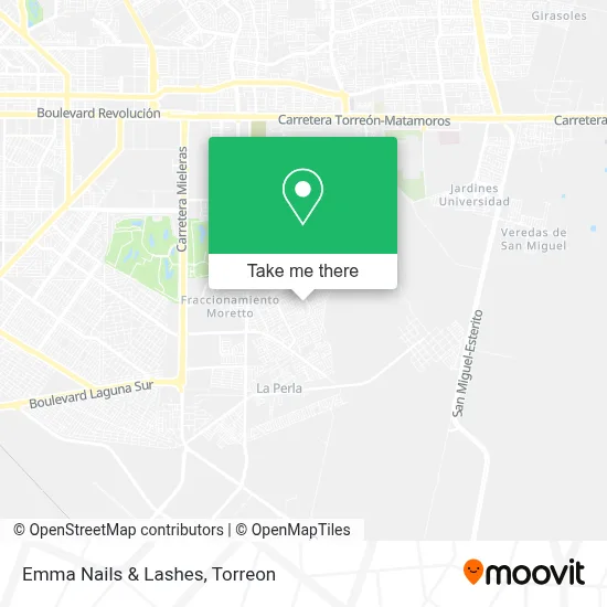 Emma Nails & Lashes map