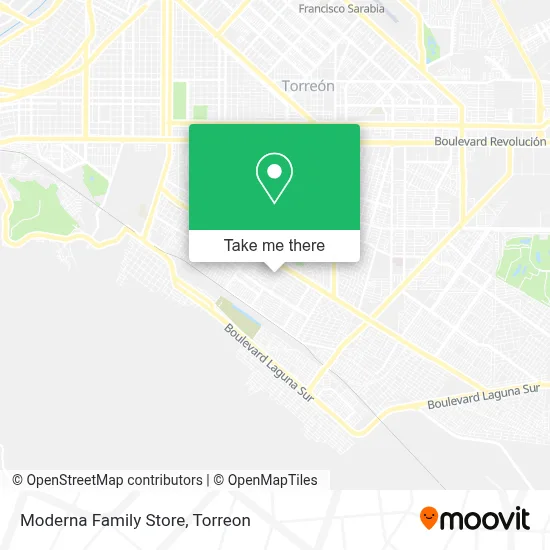 Moderna Family Store map