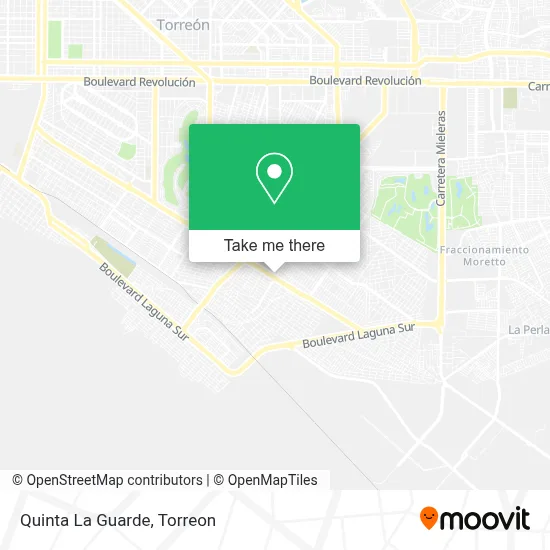 Quinta La Guarde map