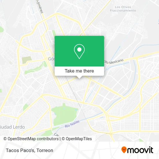 Tacos Paco's map