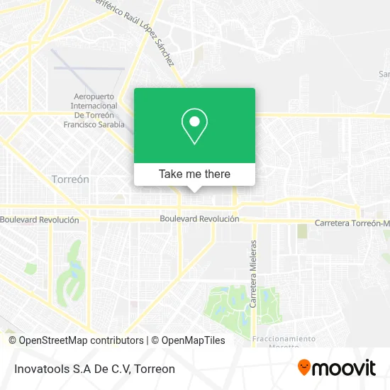Inovatools S.A De C.V map