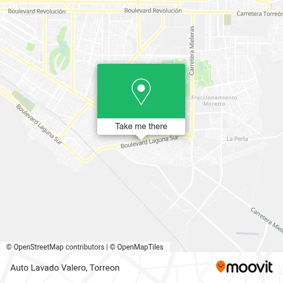 Auto Lavado Valero map
