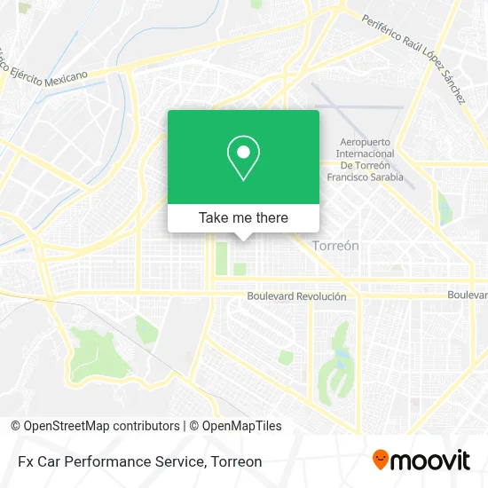 Fx Car Performance Service map