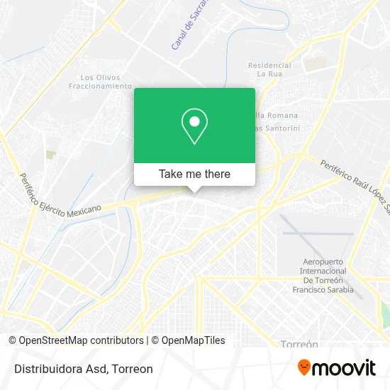 Distribuidora Asd map