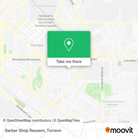 Barber Shop Reusem map