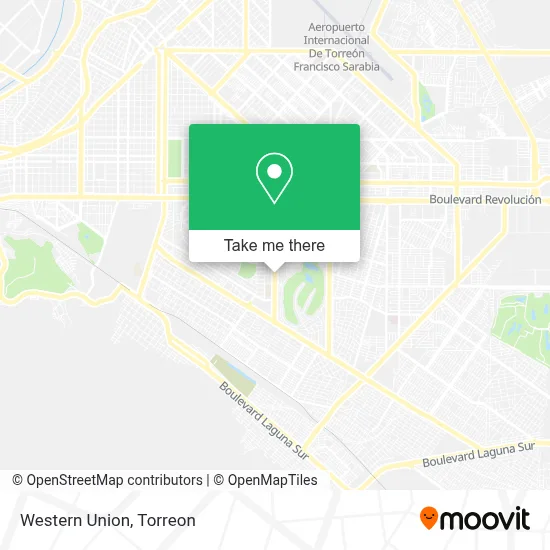 Western Union map