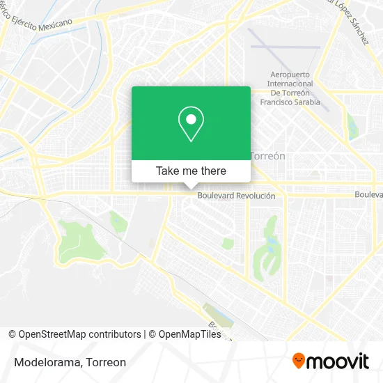 Modelorama map