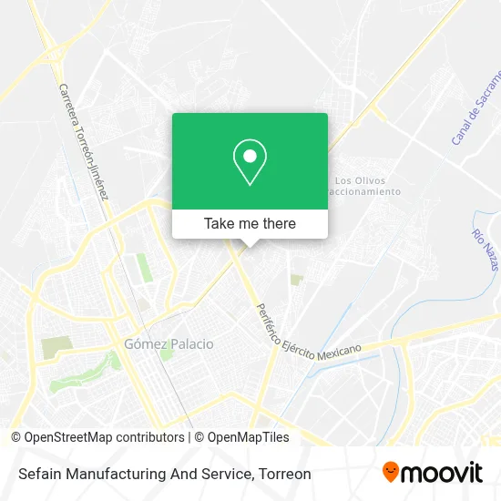 Sefain Manufacturing And Service map