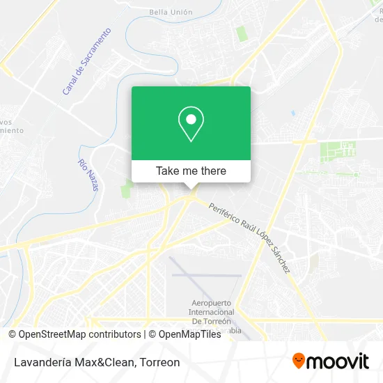 Lavandería Max&Clean map