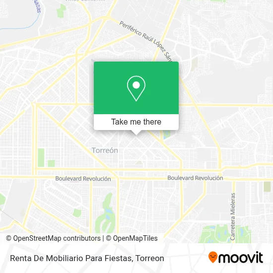 Renta De Mobiliario Para Fiestas map