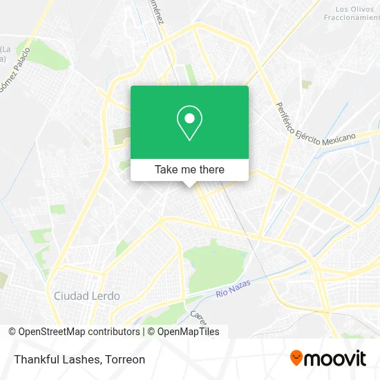 Thankful Lashes map