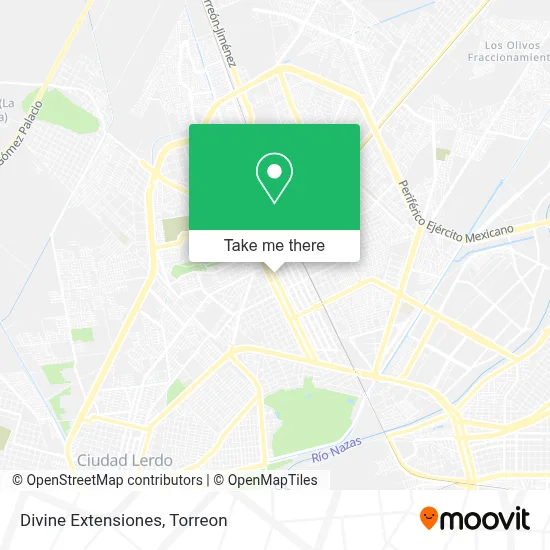 Divine Extensiones map