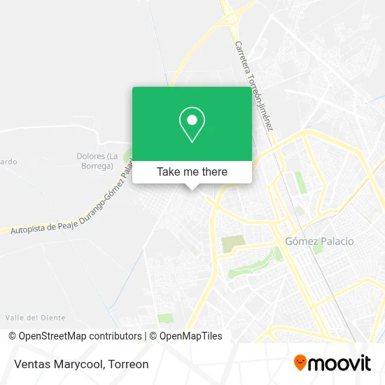 Ventas Marycool map