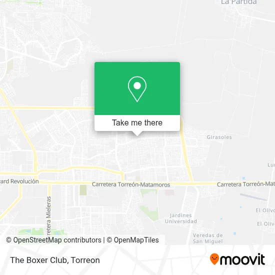 The Boxer Club map