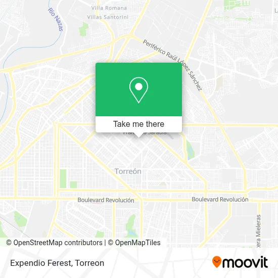 Expendio Ferest map