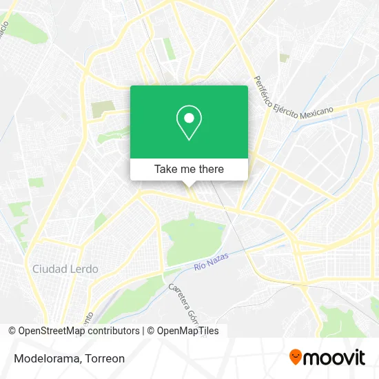 Modelorama map