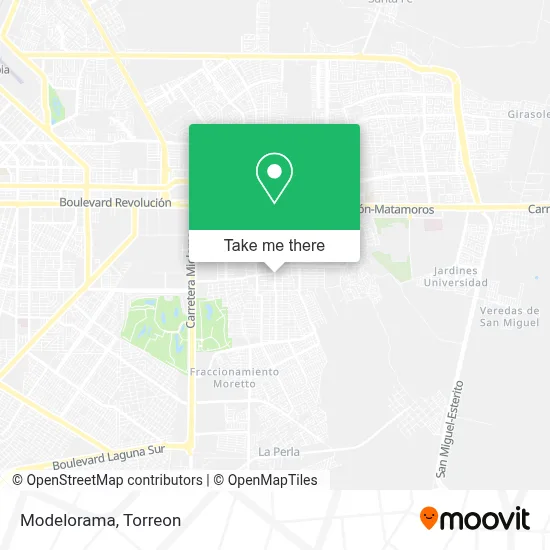 Modelorama map