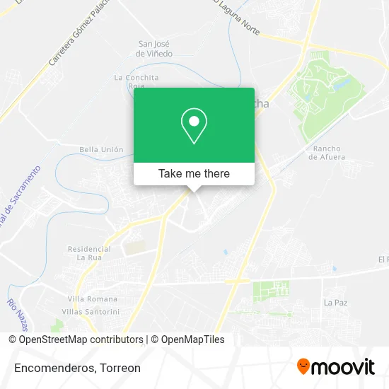 Encomenderos map