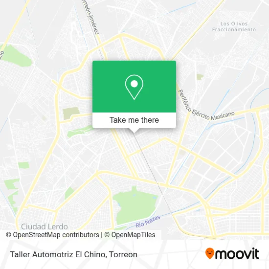 Taller Automotriz El Chino map