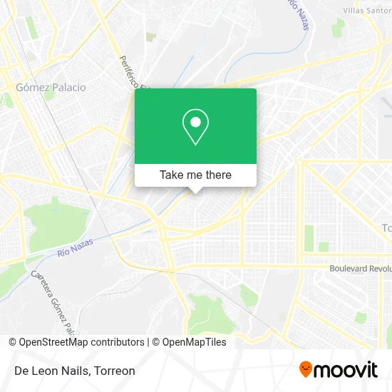 De Leon Nails map