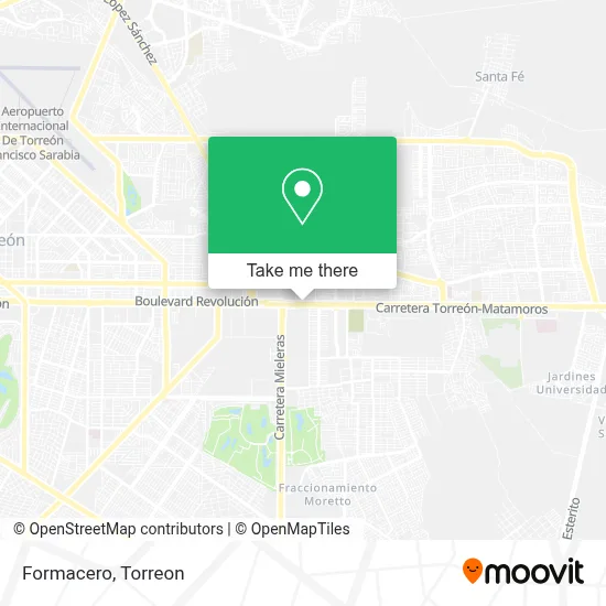 Formacero map