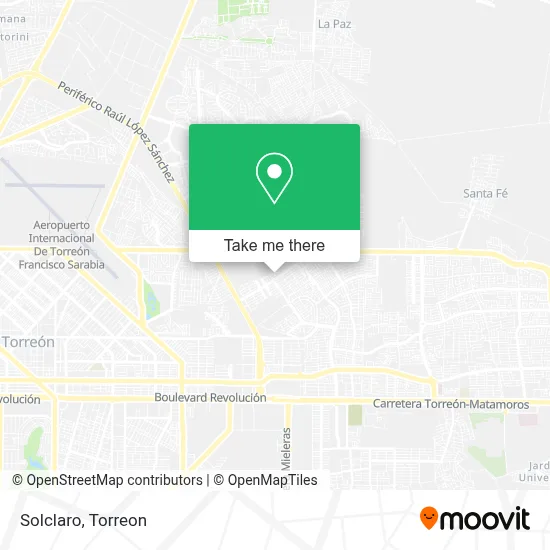 Solclaro map