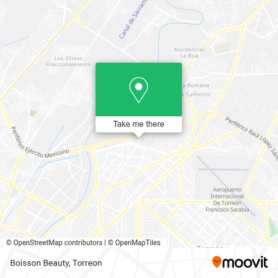 Boisson Beauty map
