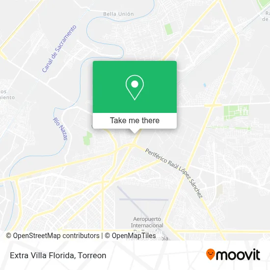 Extra Villa Florida map