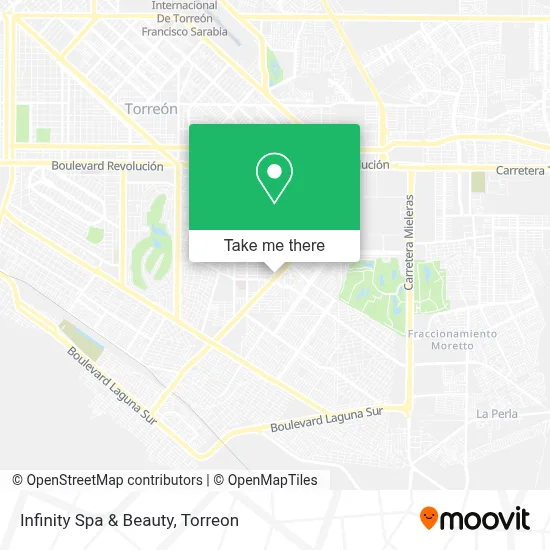 Infinity Spa & Beauty map