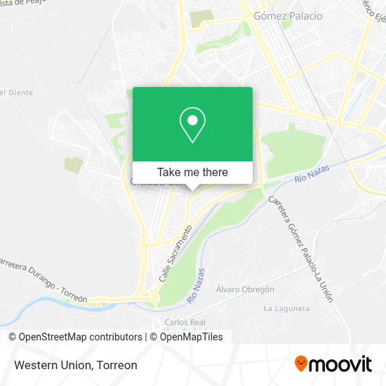 Western Union map