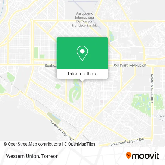 Western Union map