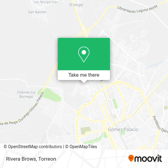 Rivera Brows map
