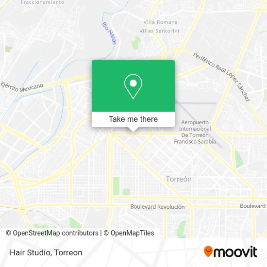 Hair Studio map