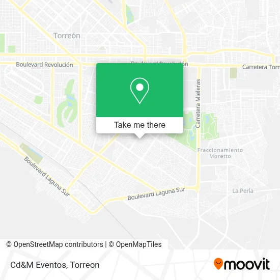 Cd&M Eventos map